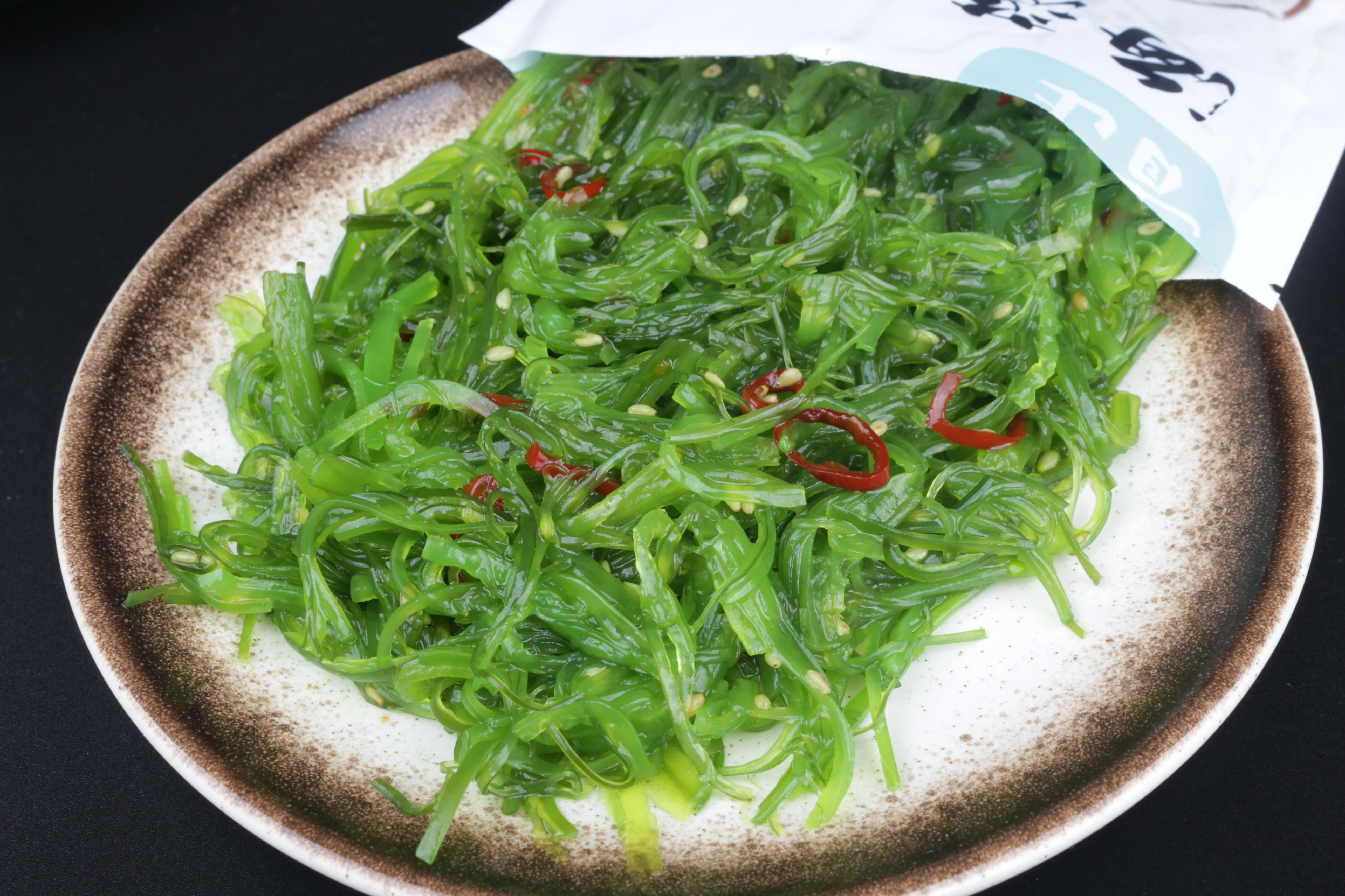 New product appetizer sushi restaurant Sea Food Names Edible Seasoned Seaweed Salad