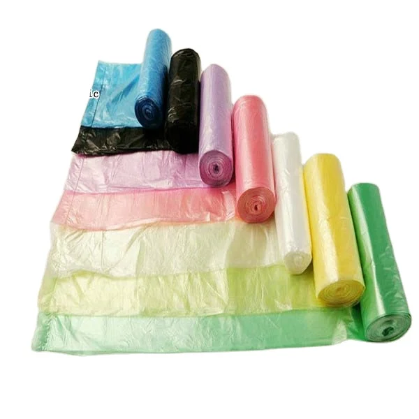 Heavy Duty HDPE LDPE Refuse Trash Waste Plastic Bin Liner biodegradable rubbish bag
