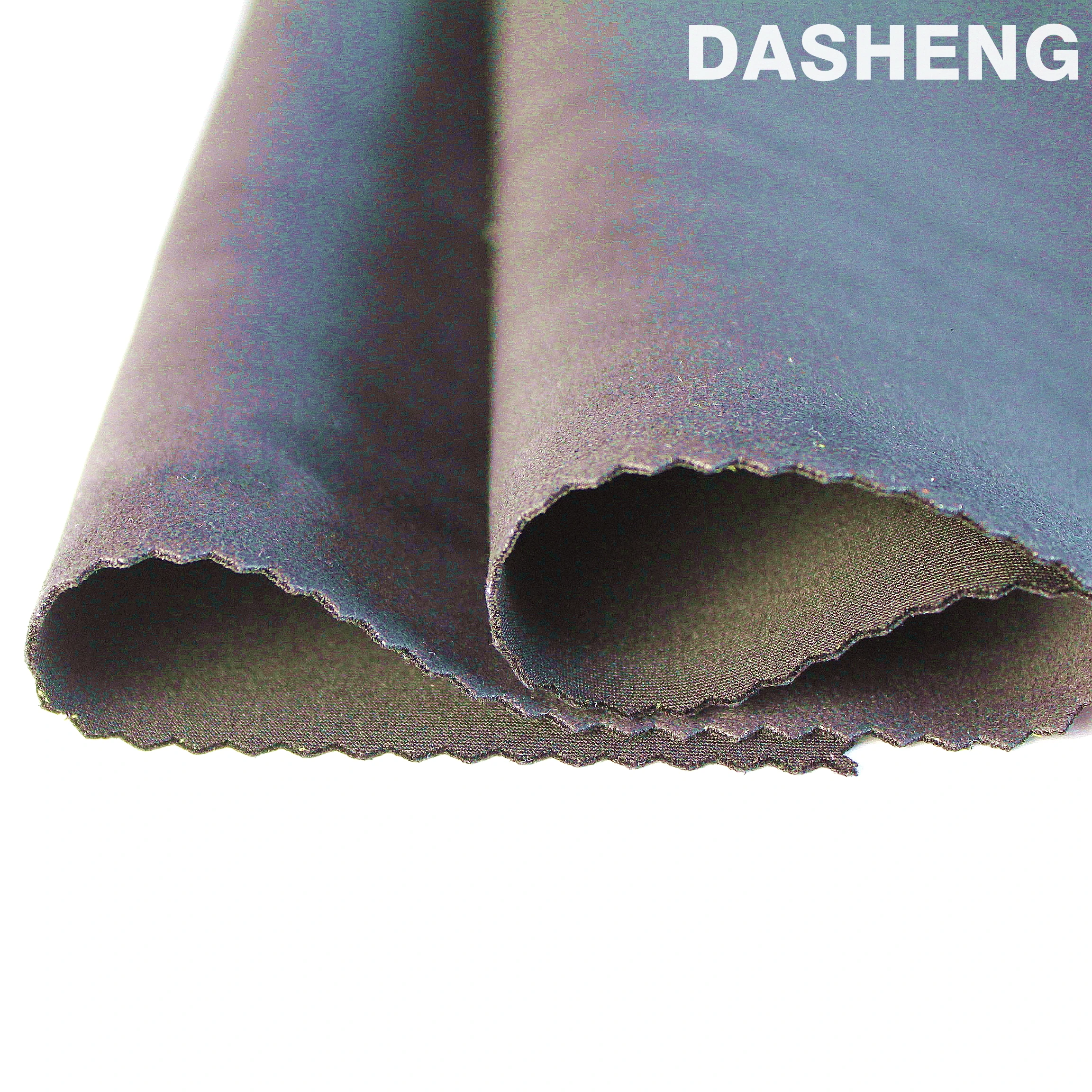 Cheap 95%Polyester 5%Spandex Stretch Knitted Suede Scuba for clothing dresses suits coats