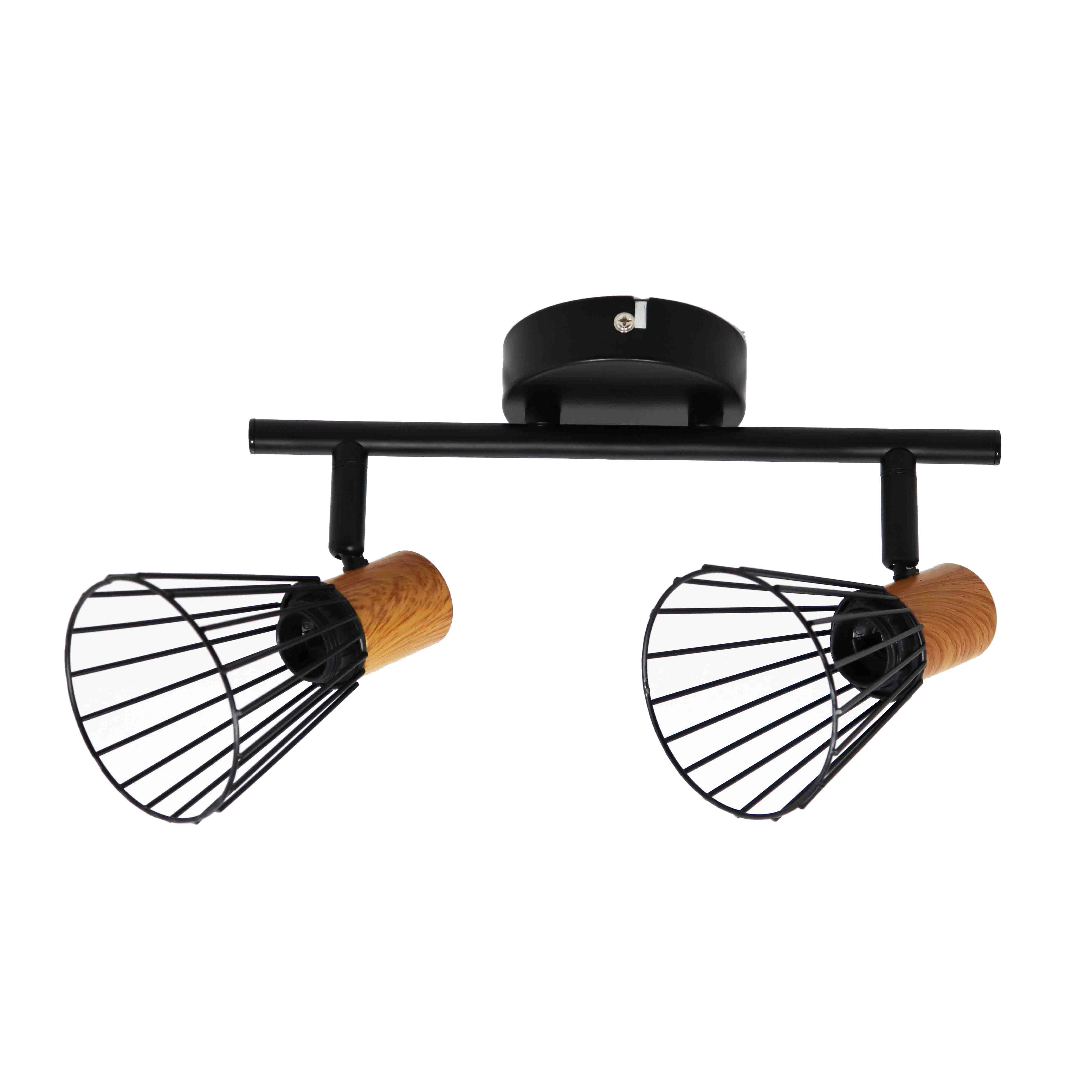 Classic Metal Iron E14 Bulb 2 Heads 3 Heads 4 Heads small LED Decorative Spot Light track lighting