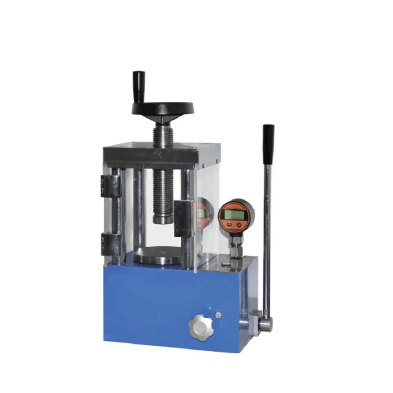 Laboratory 40 Ton Digital Hydraulic Press Machine with Protective Cover for Sale