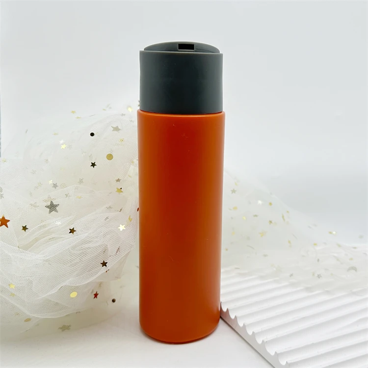 250 мл Прозрачный PE Косметический диск верхний колпачок пресс типа лосьон для ванны гель упаковочная бутылка