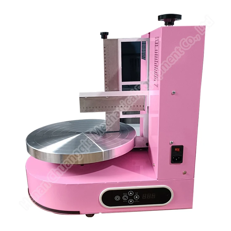Automatic Cake Spreading Coating Machine Cake Cream Smearing Machine Cake Icing Decorating Machine For Birthday