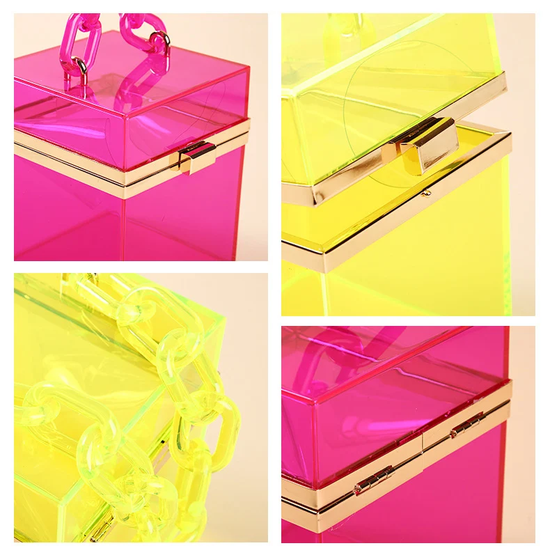 Dropshipping 2022 handbags for womenJelly Handbag Ladies Transparent Purse Women Clear Acrylic purse