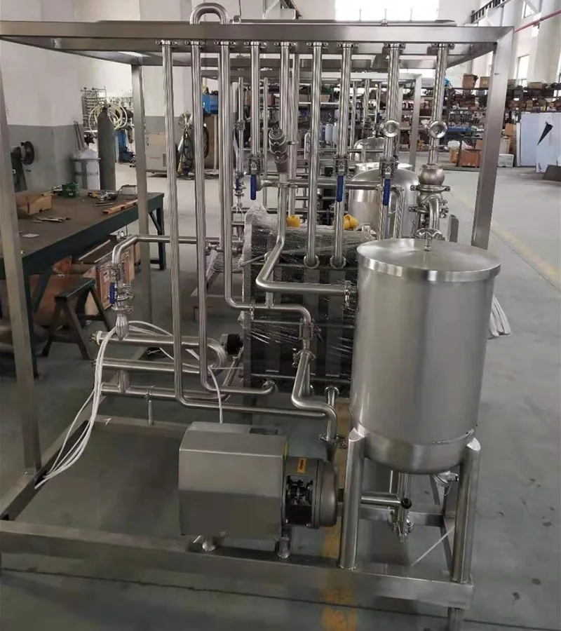 1000L plate-type UHT food sterilizer for tomato paste