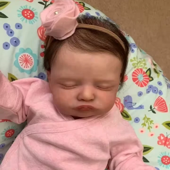 Lifereborn Sleeping Newborn Baby Girls Dolls Vinyl Soft Touch Reborn Baby Dolls With Accessories