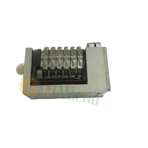 GDLEGEND steel backward 4*8 horizontal numerator 6 digits number box Roman numbering machine