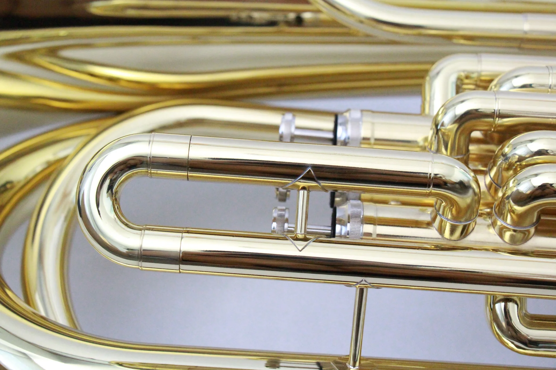 Tuba Instrument Brass Body B Flat Tuba Music for Beginners