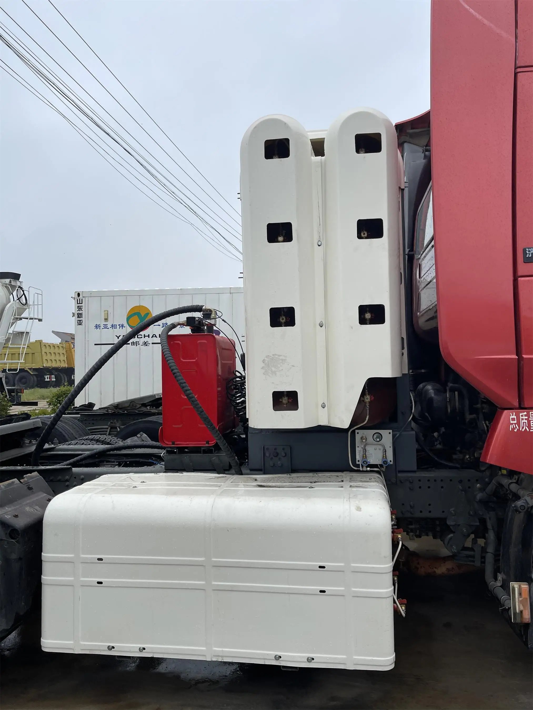 CNG used howo t7h 430 hp sinotruk howo used head tractor truck Used Sinotruk HOWO CNG TH7 tractor