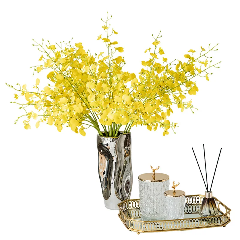 Wholesale Artificial Dancing Orchid Wholesale wedding home hotel decoration artificial flower phalaenopsis