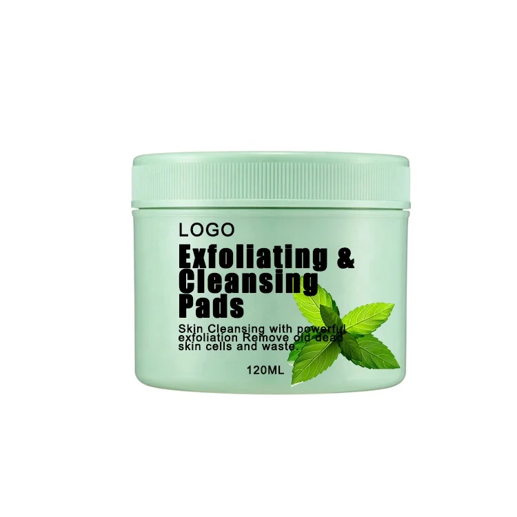 OEM ODM face care exfoliating resurfacing AHA hyaluronic salicylic glycolic acid acne remover pads Skin Care