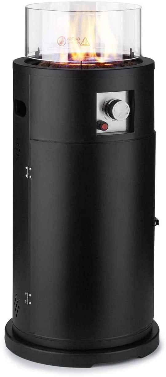 Outdoor Stainless Steel Gas Fire Pit Burner and Pan Kit