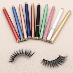 Long Lasting Felt Tip Vegan Liquid No Glue Half Lashes Pencil With Clear Magnetic Eyeliner Pen And Eyelashes Kit
