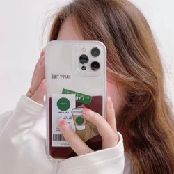 Best Quality Fashion Case 3D Coffee Quicksand Cell Phone Case For iPhone 13 12 11 pro max xr xs x Mobile Phone Case