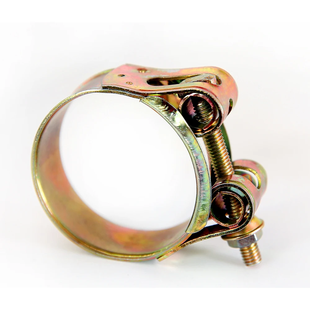 Exhaust Pipe Coolant Single Bolt Heavy Duty Hose Clamp Turbo Hose Clamps