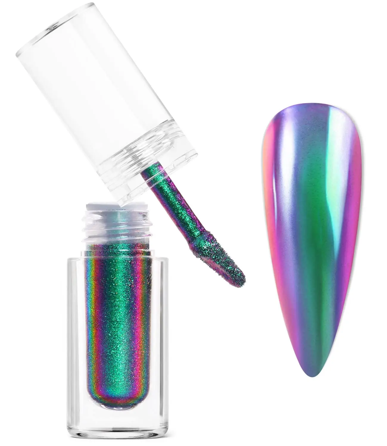 New Style Liquid Chameleon Powder Private Label Super Chameleon Mirror Effect for Nail Polish