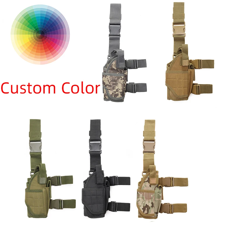 Прочная кобура для ног и бедра, кобура для скрытых ног, тактическая кобура для пистолета, Сумка с зажимом, сумка для сохранения пистолета, индивидуальный логотип