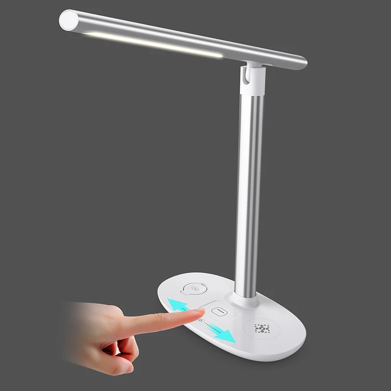 Fast Wireless Charger Desk Lamp For Mobile Phone Watch Led Desk Lamp With Wireless Charger