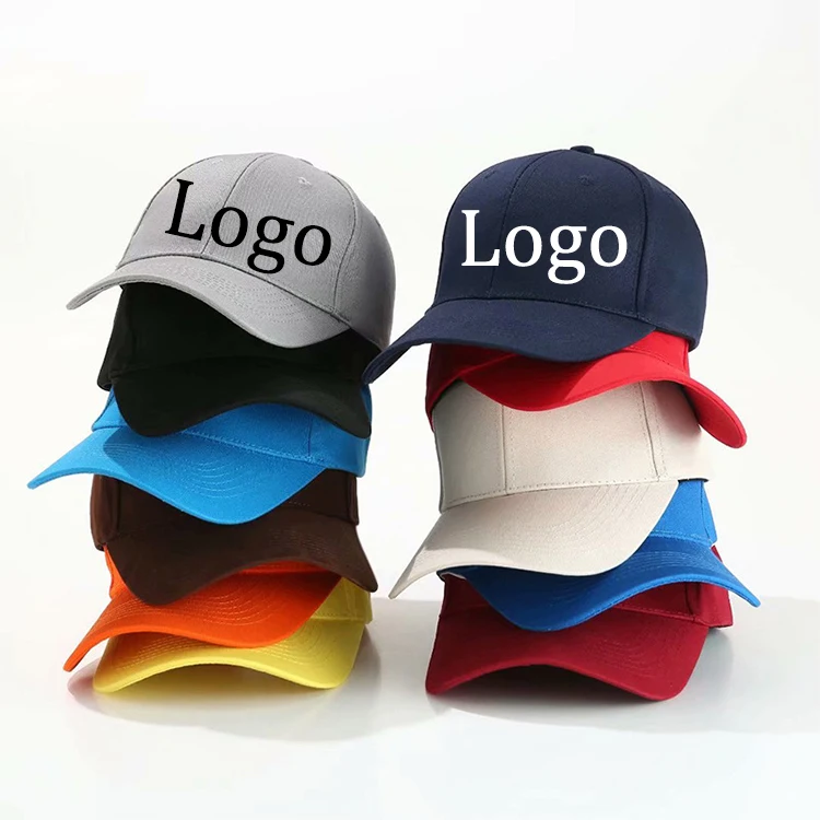 Baseball cap 100% cotton 6 panel Wholesale Cheap 6 panel cap hats custom low MOQ casual caps hat hot sport hat