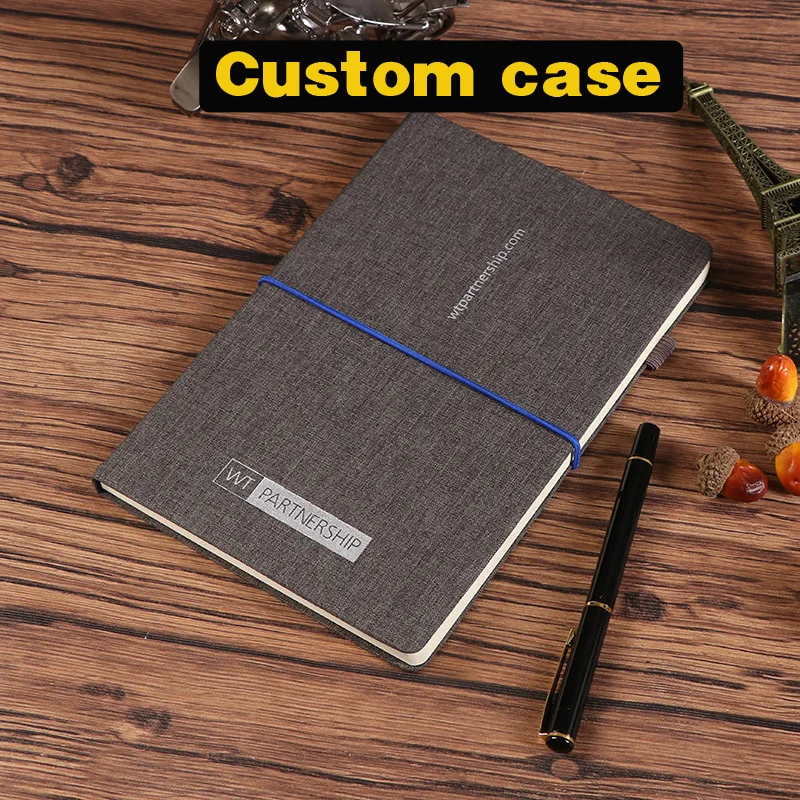 Notebooks customizable Journal planner printing personal A5 Hardcover Leather Recycled Paper Notebook Office stationery