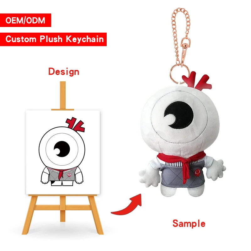 manufacturer pet squeak toys 10cm plush doll custom plush keychains toys plush toys customize Custom Plushie