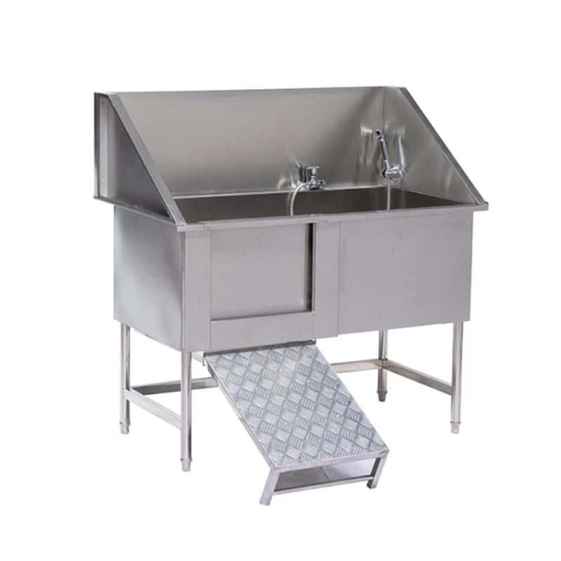 Pet Grooming Hospital Care Stainless Steel Medical Bathing Equipment