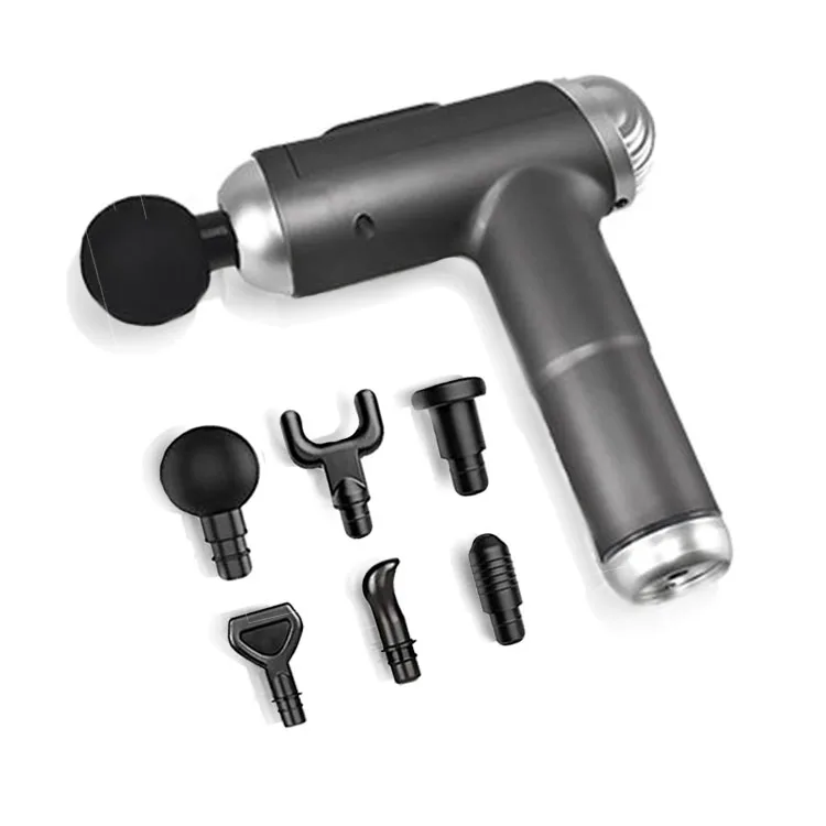 Powerful Handheld Deep Tissue Percussion rrt Muscle Massage Gun with Vibration Fascia 4 Head