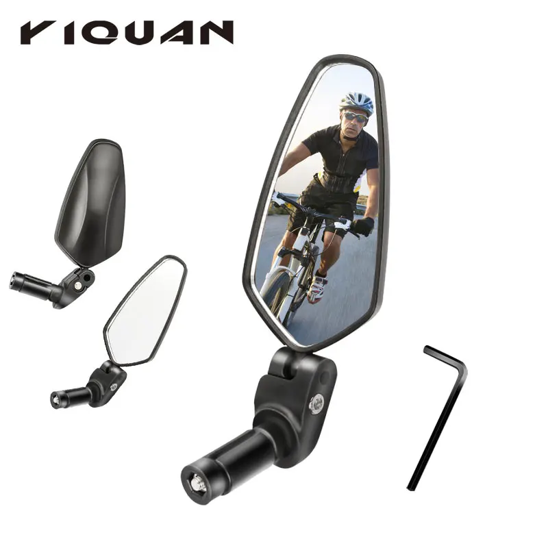 Bicycle Rearview Mirror Nylon Resin Type  Bicycle and Mountain Bike Handlebar Parts High-definition Handlebar Rearview Mirror