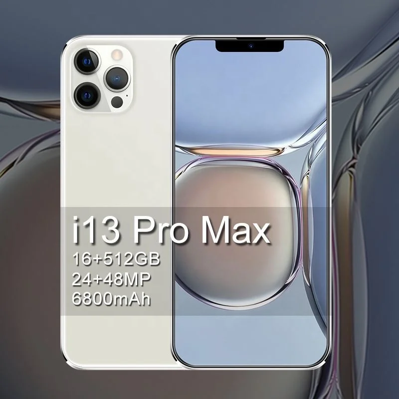 2021 Новый i13 pro max 6 7-глобальная версия оригинальный смартфон 16GB + 512GB продолжительное время работы в режиме ожидания: держатель для мобильного телефона