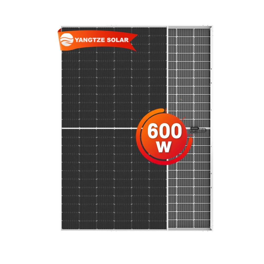 Yangtze 30 years manufacture high power  solar panel bifacial 144 cells 182mm 580w 590w  600w