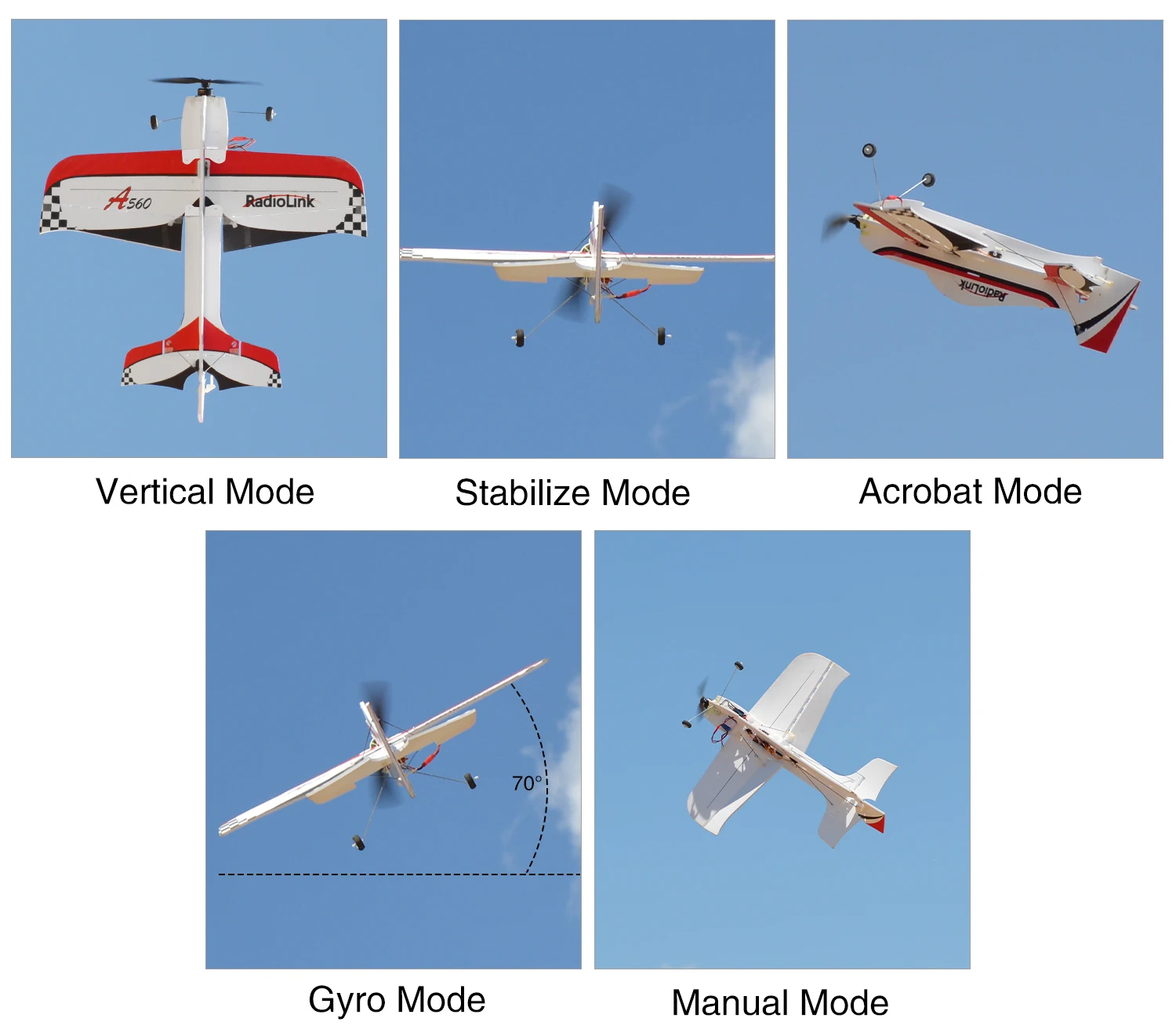 Radiolink высокое качество быстрая зарядка 6 режимов полета Контроллер для 4000 метров Дрон управления