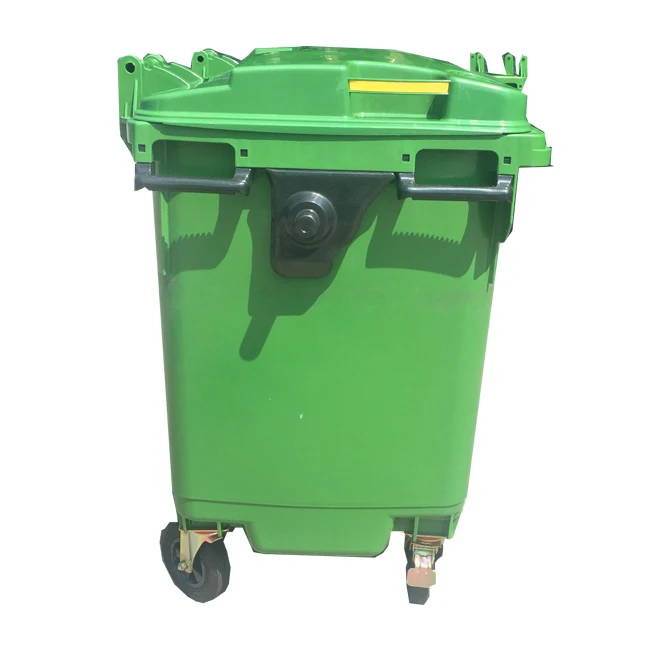 
Wheely Bins And Accessories 660 Liter Plastic Dustbin 660L Mobile Garbage Bin Wheelie Bin 