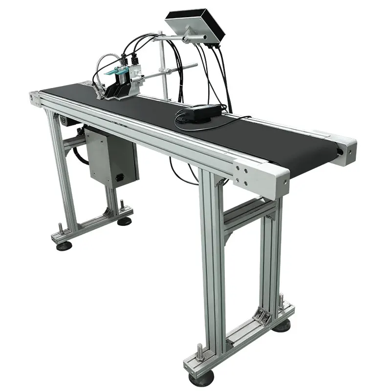Factory Supply Automatic Online Inkjet Coding Machine Date Inkjet Printer With New Paging Conveyor Belt Machine