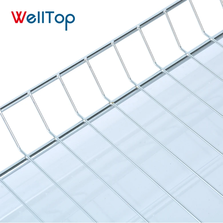 Wire plastic tray steel dish drainer commercial double kitchen dish drying racks VT-09.001