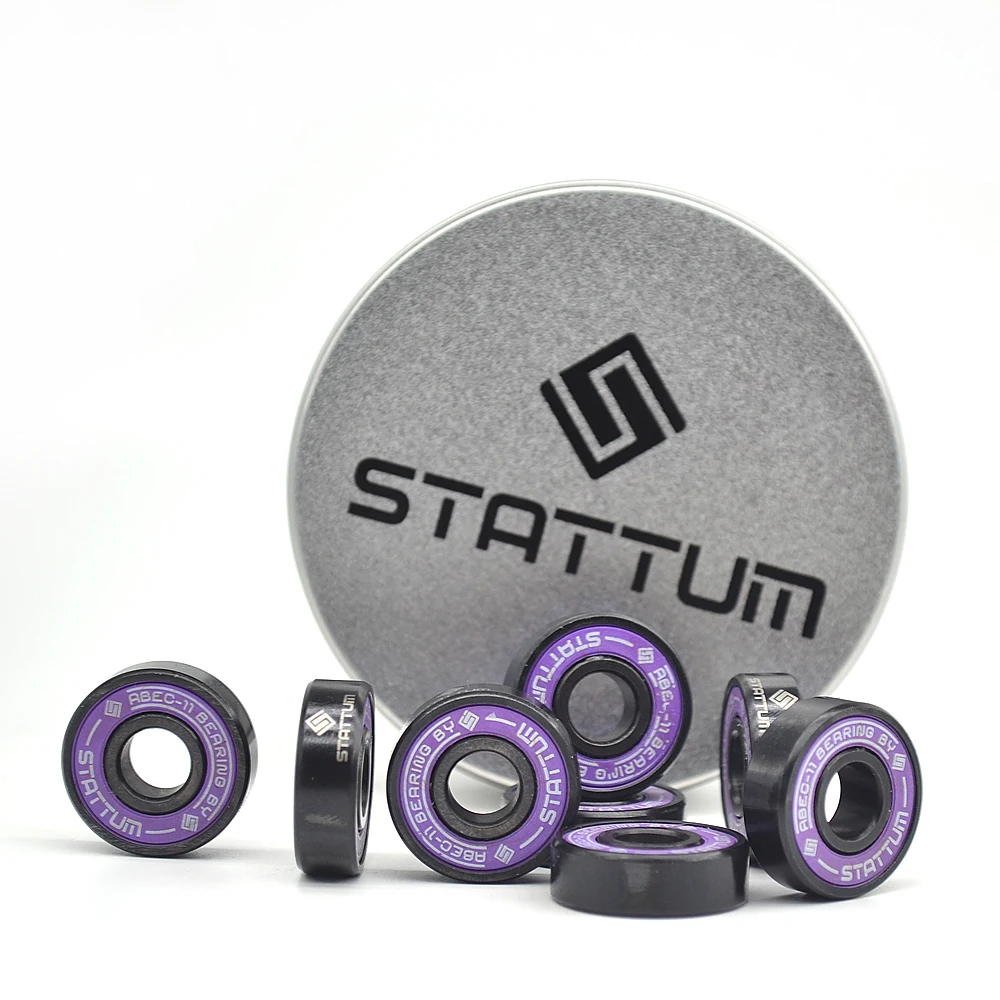 Hot Selling 52100 Chrome Steel Deep Groove Ball Miniature Bearings 608zz for Skateboard Purple Color
