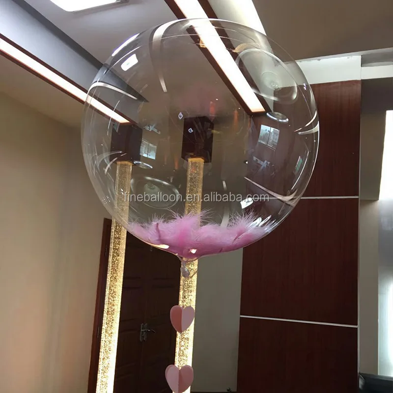 10 18 24 36 Inch Round BoBo TPU Balloon Transparent Bubble Balloons Wedding Party Decorations