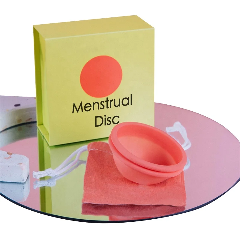 Reusable Feminine Medical Grade Private Label Soft Custom Organic Natural Period Silicone Menstrual Disc Set