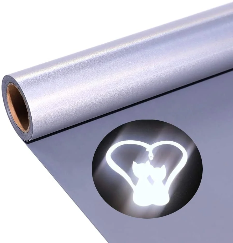 HTV Free Sample Custom Easyweed Printable 0.5m*25m Reflective Heat Transfer Vinyl Roll