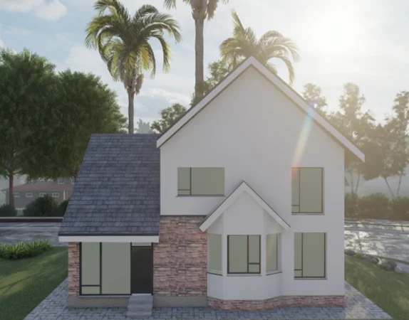 China manufacturer prefabricated wood frame houses british style classic building village for living house