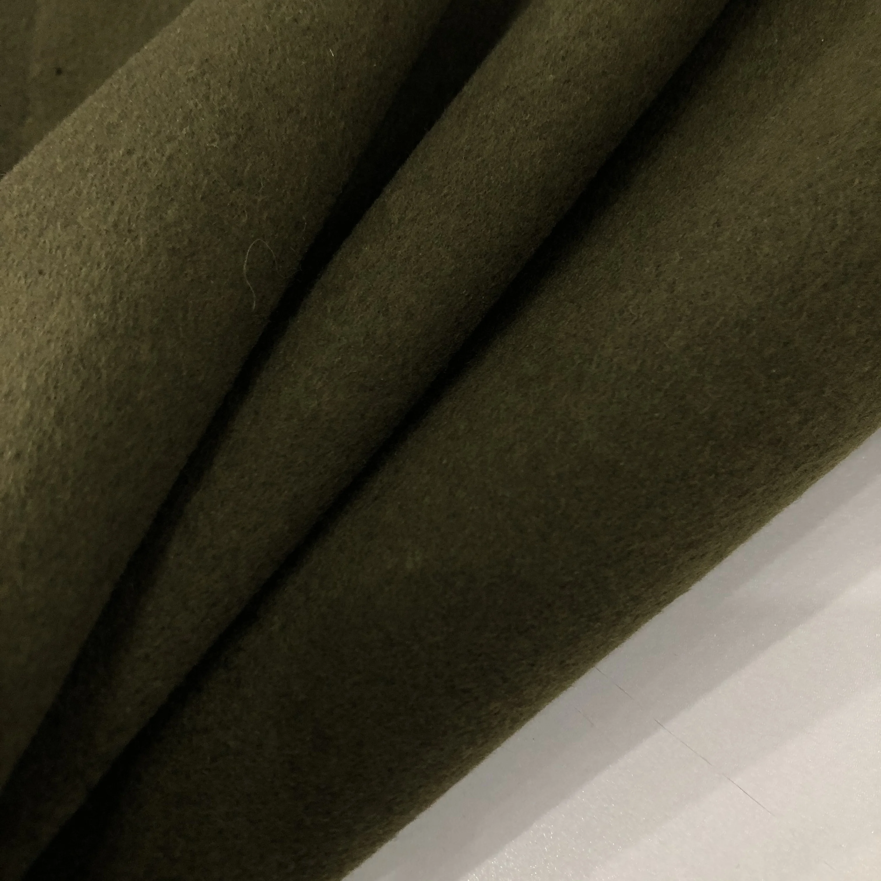 720g/m 480gsm 50% wool 40% polyester woolen cloth fabric plain coating Single sided wool fabric