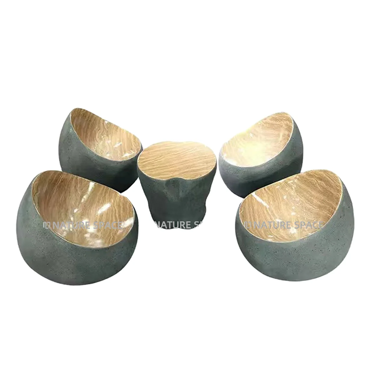 Больше размеров стулья настольные горшки из стекловолокна цветочные декоративные садовые для отелей дома растений инженерного декора