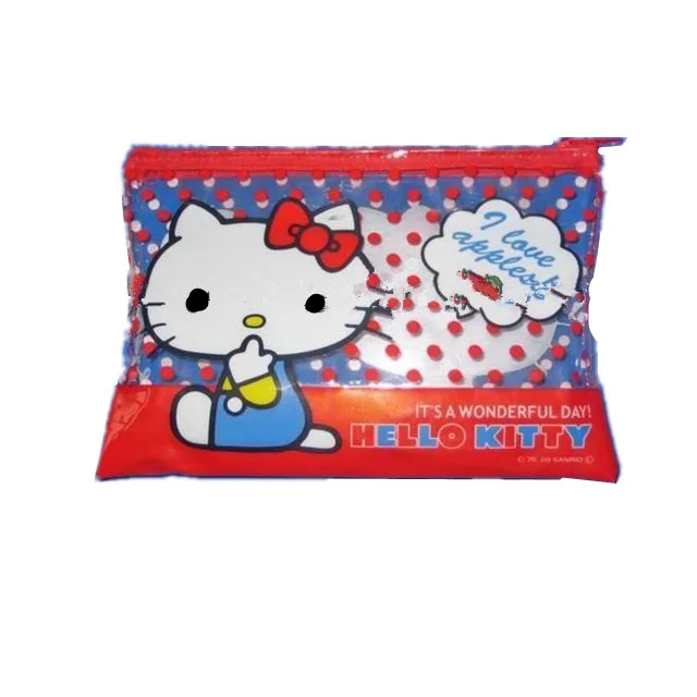 Small  MOQ Low Price Cute PVC Pencil Case Printed cute carton