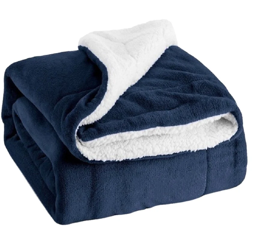Теплые мягкие флисовые одеяла из