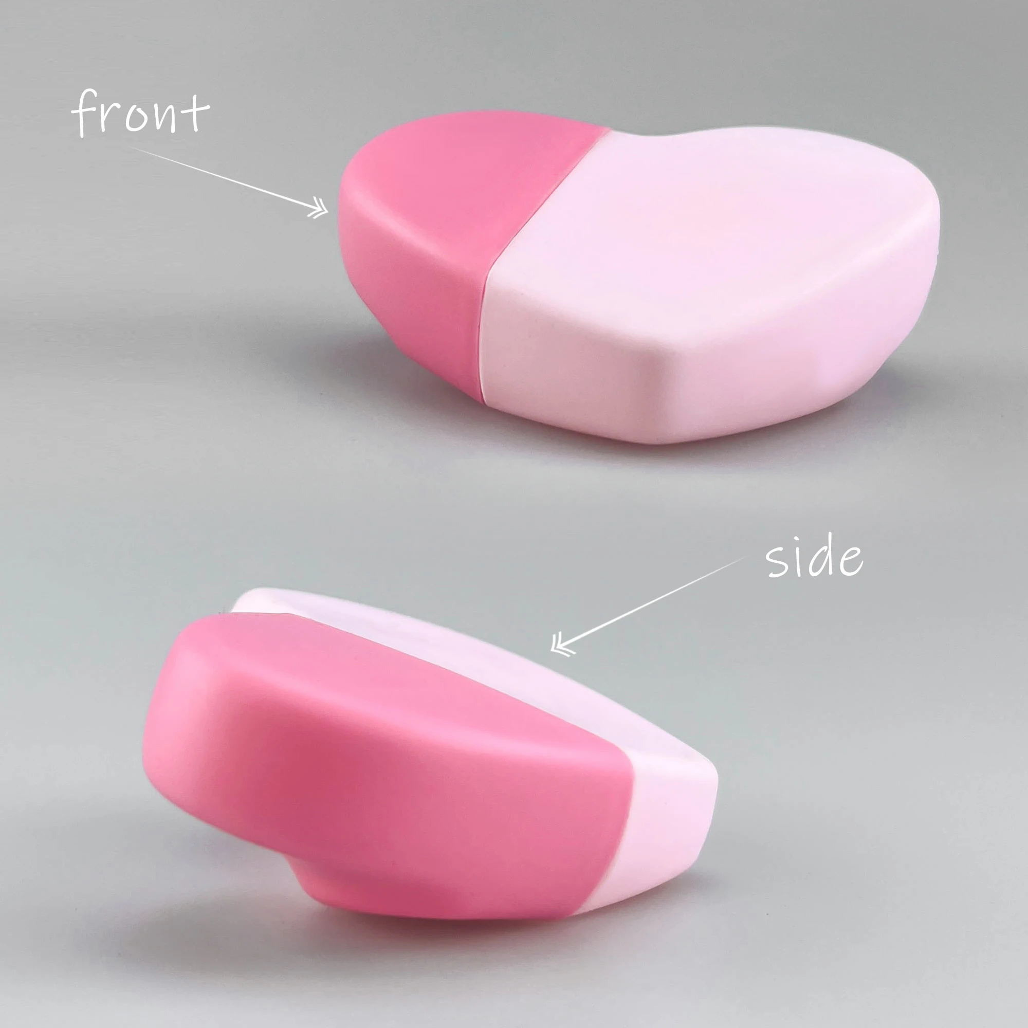 New design 50ml heart shaped sunscreen bottle sunblock bottle packaging hand cream tube container plastic squeeze