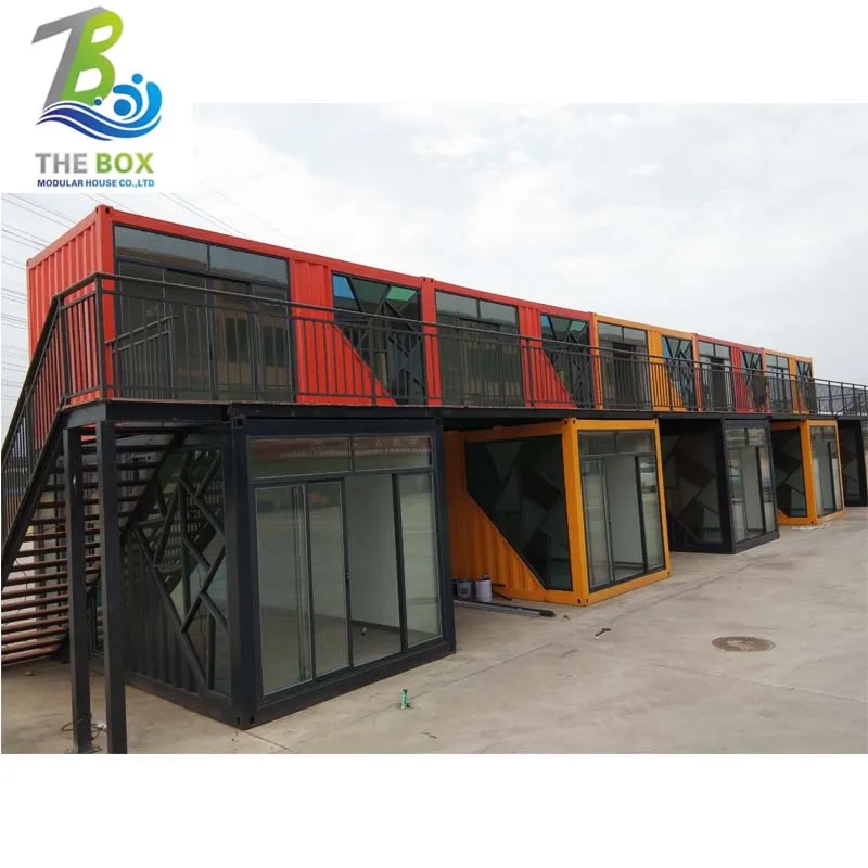 Luxury prefab house modular container homes 40 feet 20 feet steel structure