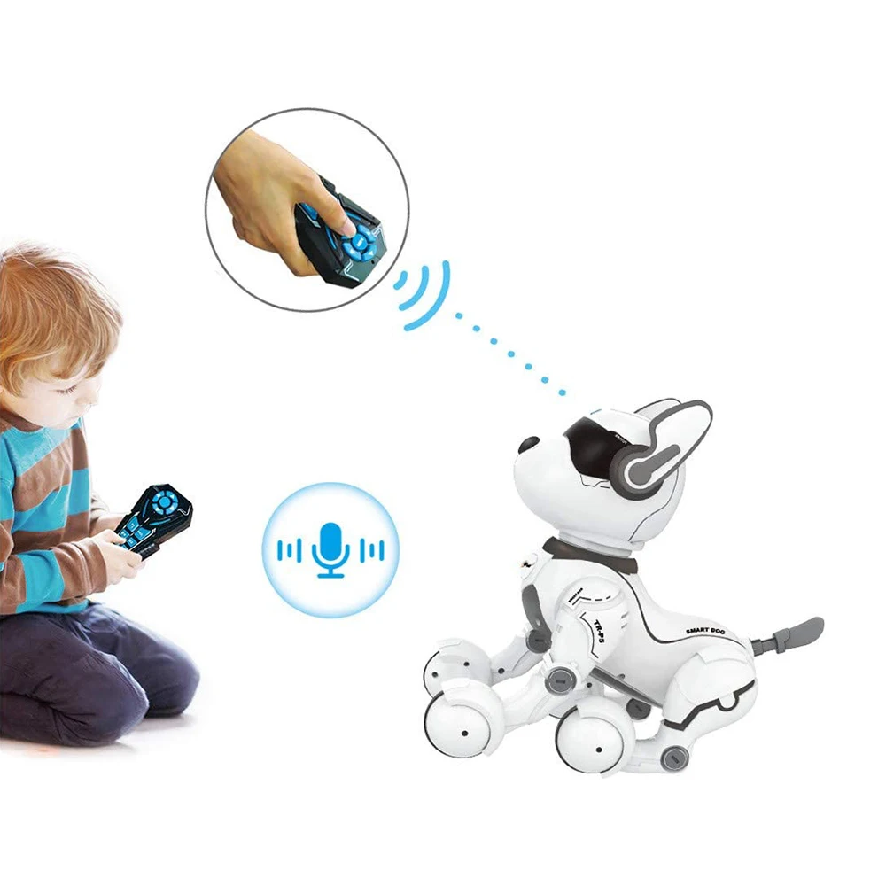 RC Voice Remote Control Dog Toy Electronic Pets Dancing Programmable Smart Robot Dog Gift Toy for Kids