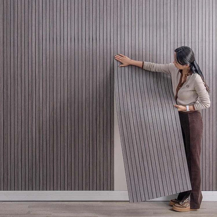 modern sxp 3d foam wallpaper peel and stick fluted wallpaper for commercial