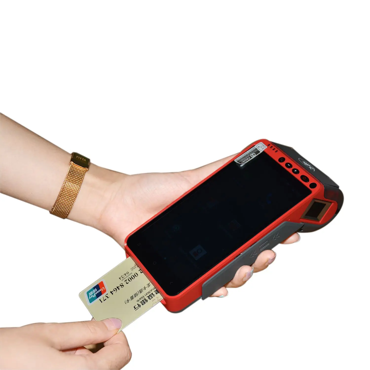 Портативный мобильный терминал NFC Android для лотереи POS с термопринтером HCC-Z100