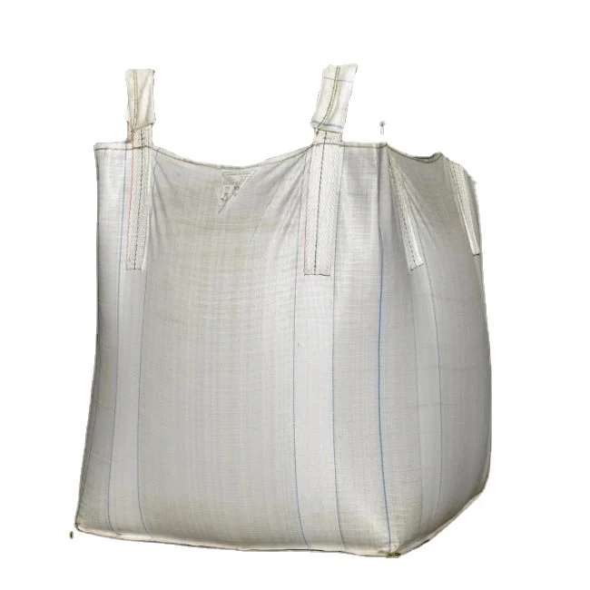 1 ton 2 ton waterproof cement pp bulk container big  plastic jumbo bag manufacturer