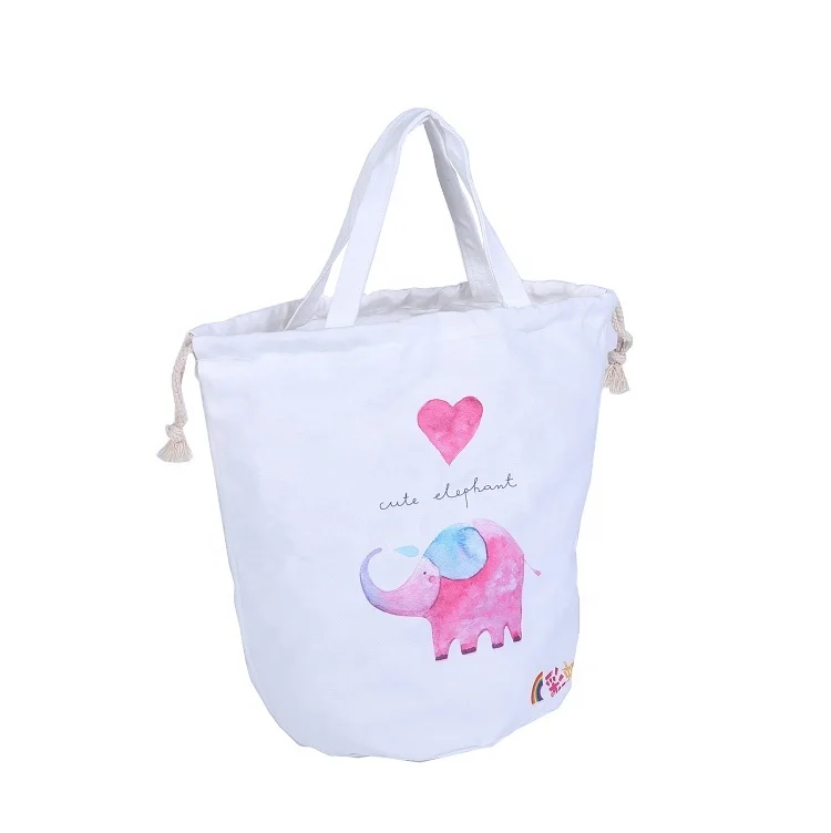 Оптовая продажа, модный дизайн, подарочные хлопковые муслиновые Сумки на шнурке с ручкой